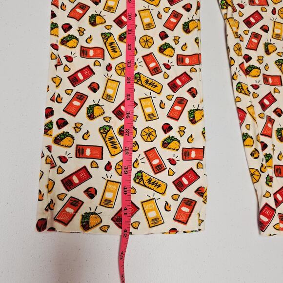 Taco Bell Pajamas XXL Set Long Comfy Sleep Comfort Pajama Set Unisex Shirt Pant - Picture 13 of 15